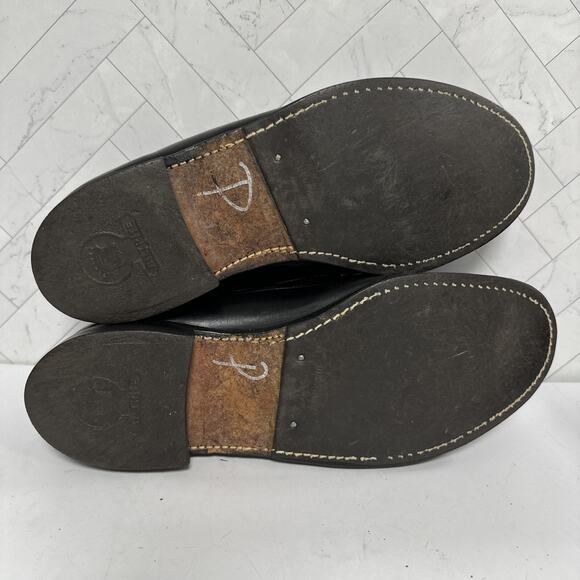 Vintage Biltrite Imperial Men's Size 10 W Black Leather Wingtip Tassel Loafers - Picture 10 of 12